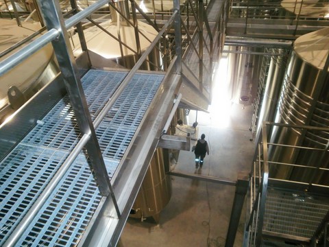 passerelle acier